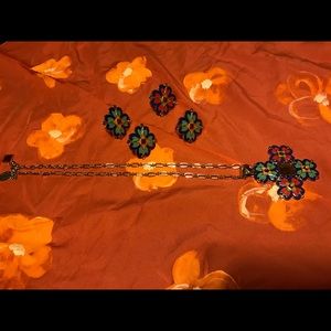 Loulou de la Falaise Necklace and 4 rings